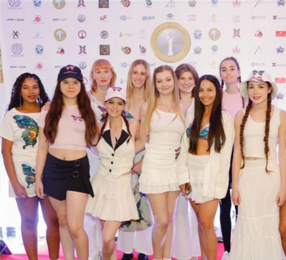 BFly.co models & activists with founder Elyana Violet, and Audrey Canel