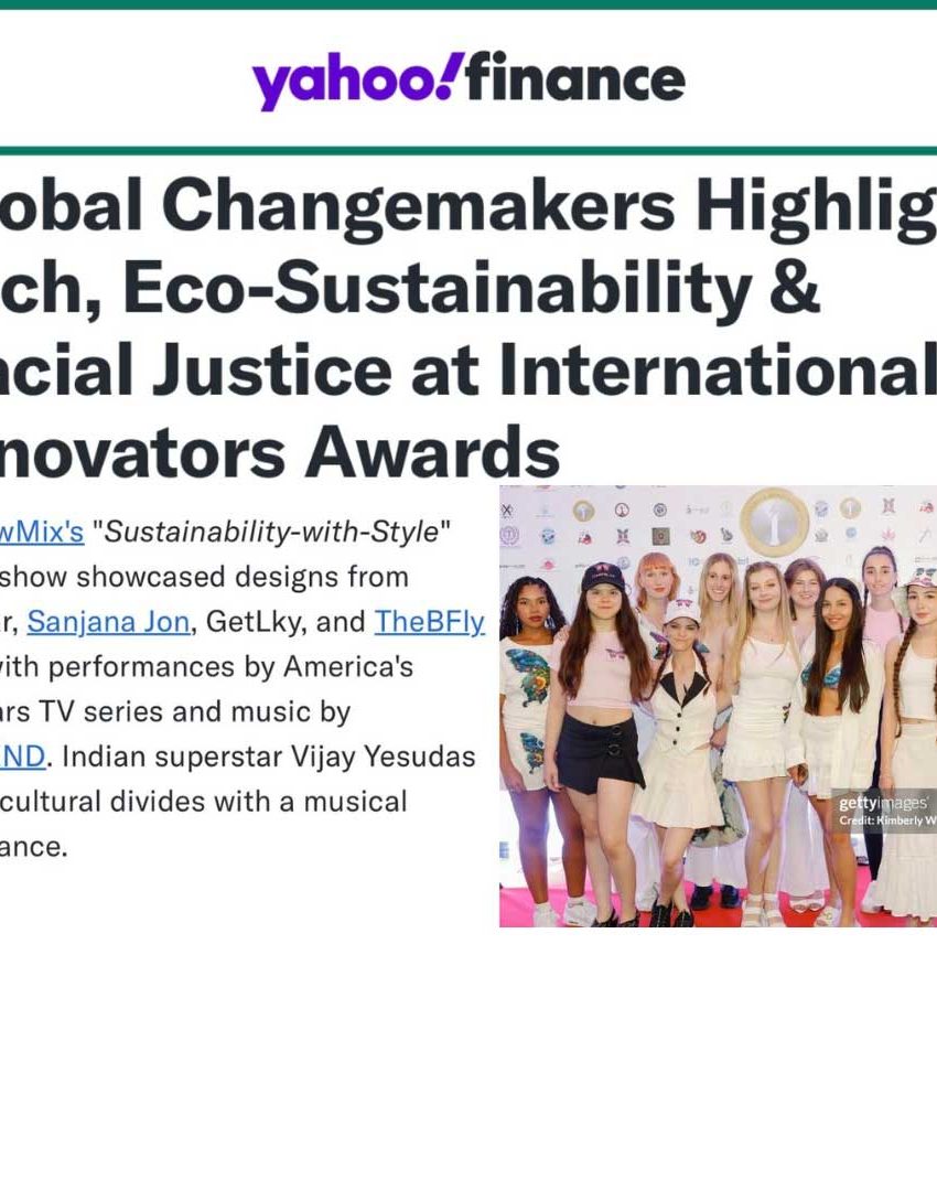Eco-Sustainability & Racial Justice at International Innovators Awards